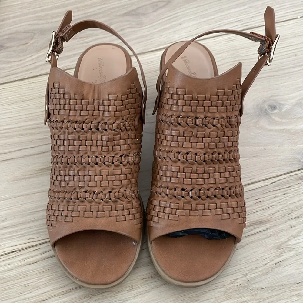 Universal Thread boho woven heeled sandals
